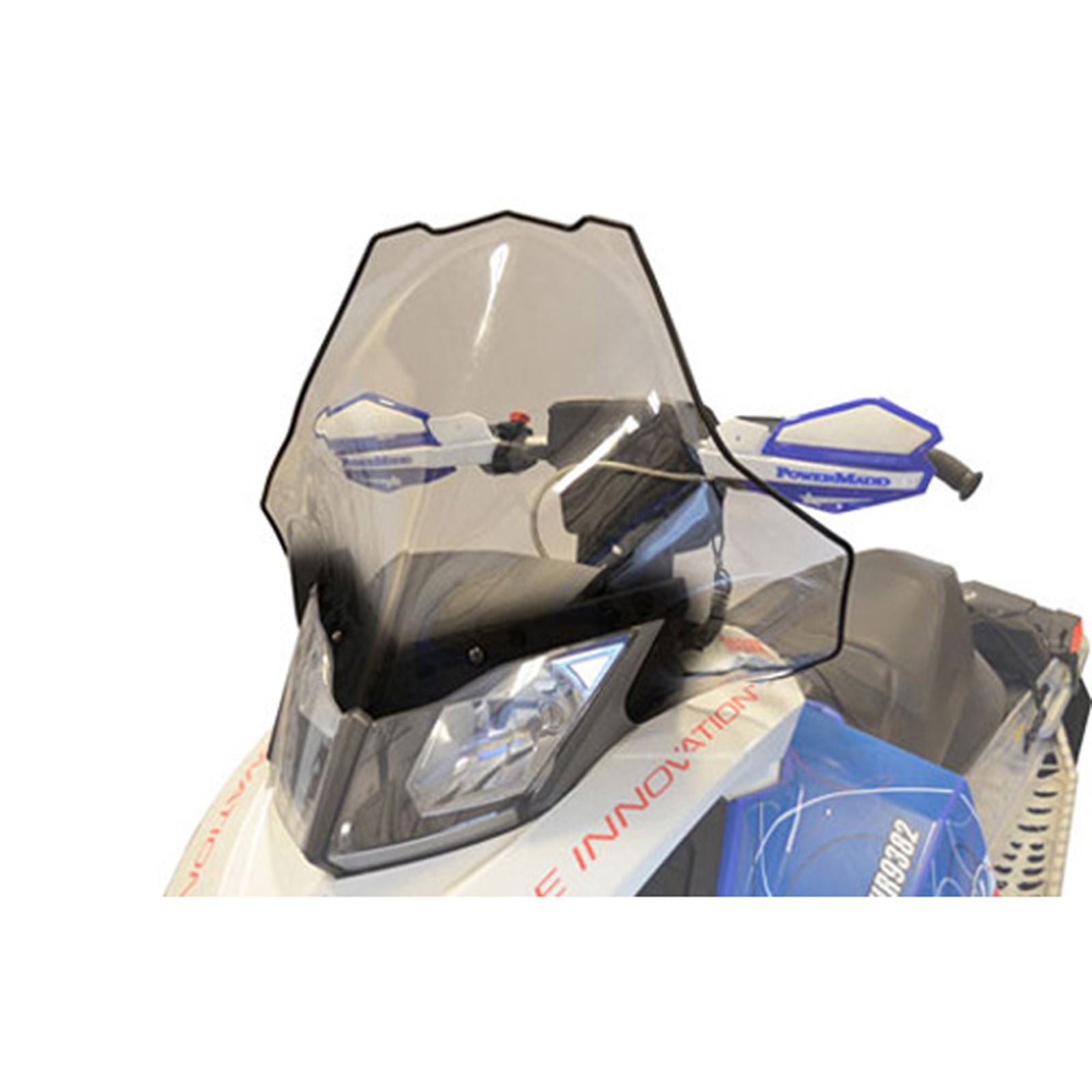 Powermadd Cobra Windshield - 20" - Extra Tall for Ski-Doo Snowmobile 13441_605690