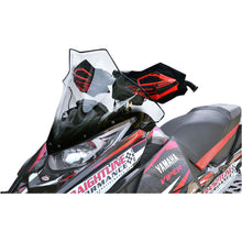 Powermadd Cobra Windshield - 17" - Mid - Clear/Black Fade for Arctic Cat/Yamaha 14530_503287