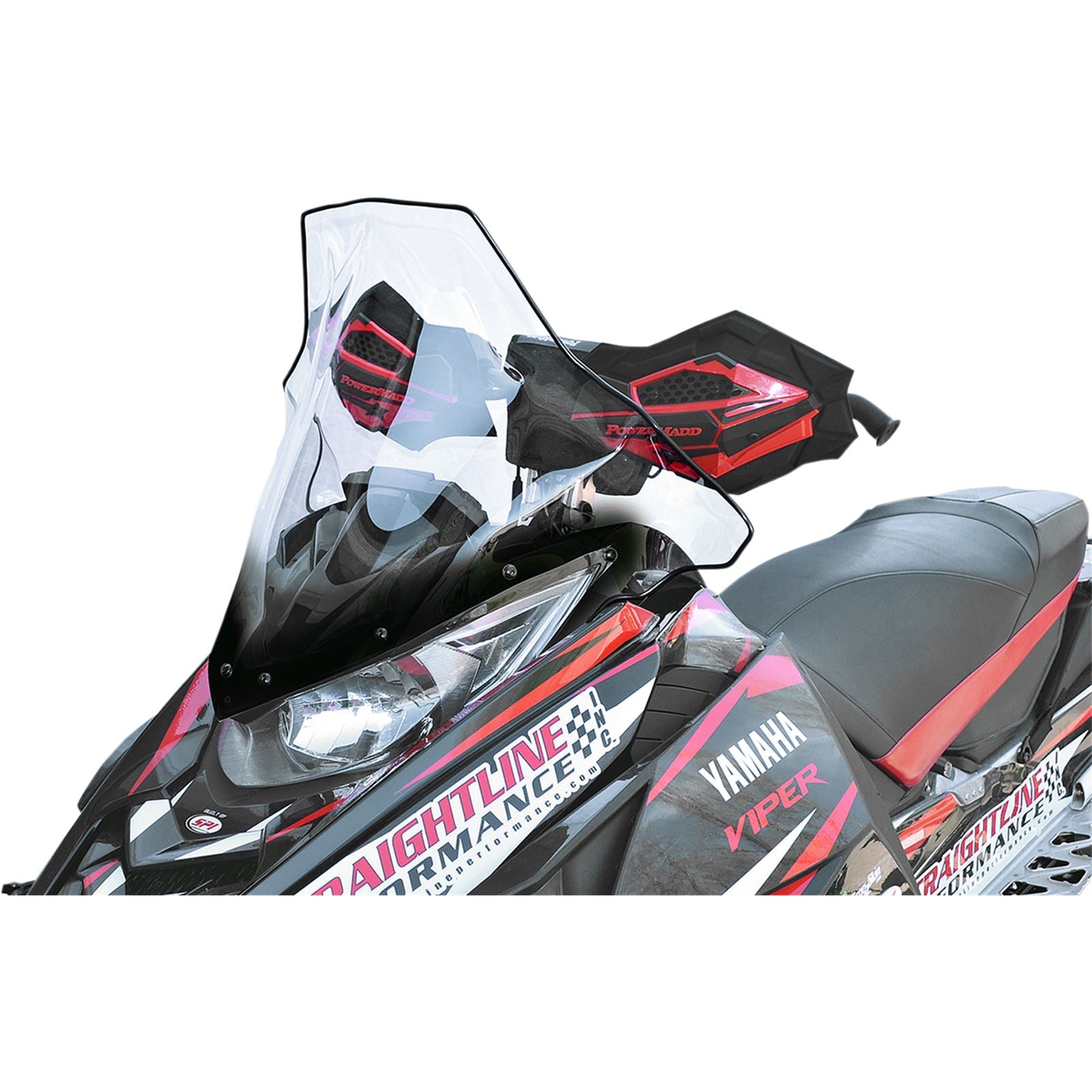 Powermadd Cobra Windshield - 19" - High for Arctic Cat/Yamaha 14540_503288