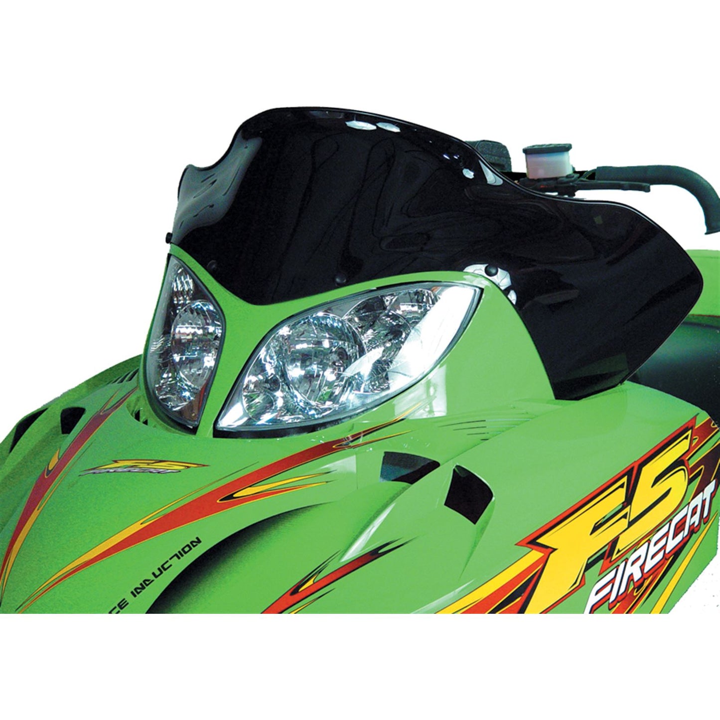 Powermadd Cobra Windshield - 14.25" - Low - Black - Arctic Cat 12421_315354
