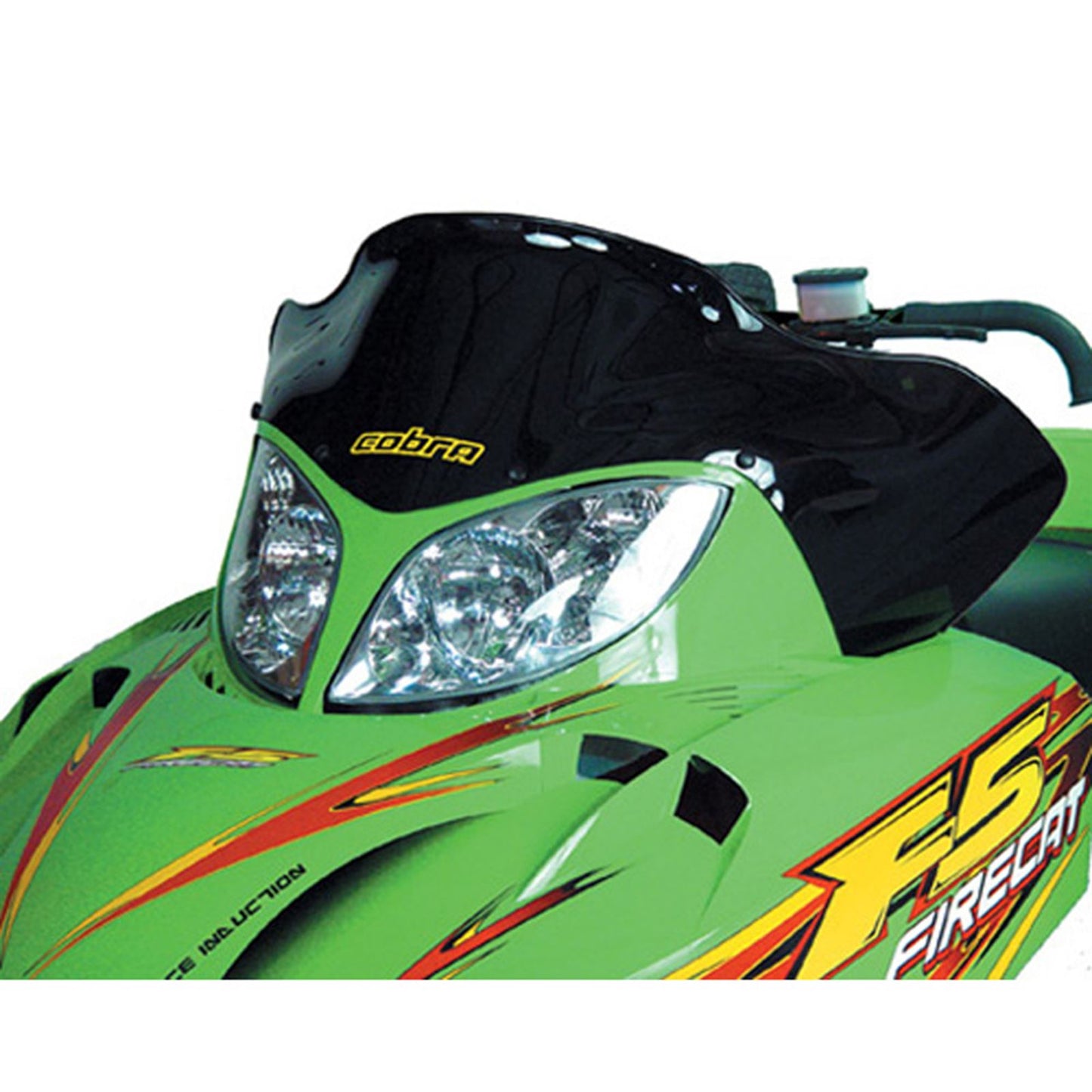 Powermadd Cobra Windshield - 14.25" - Low - Black - Arctic Cat 12421_605702