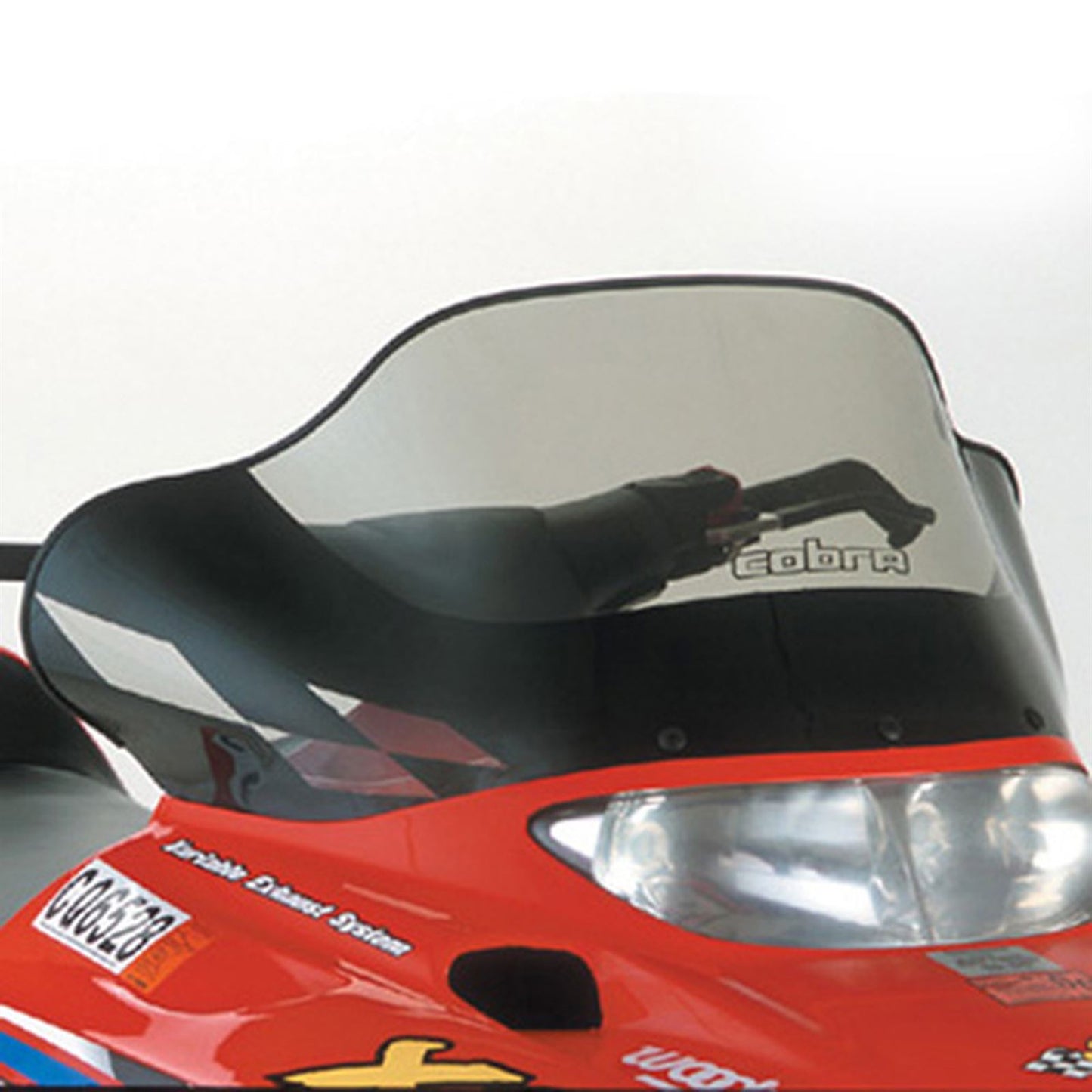 Powermadd Cobra Windshield Edge Smoke - Snowmobile 11533_605703