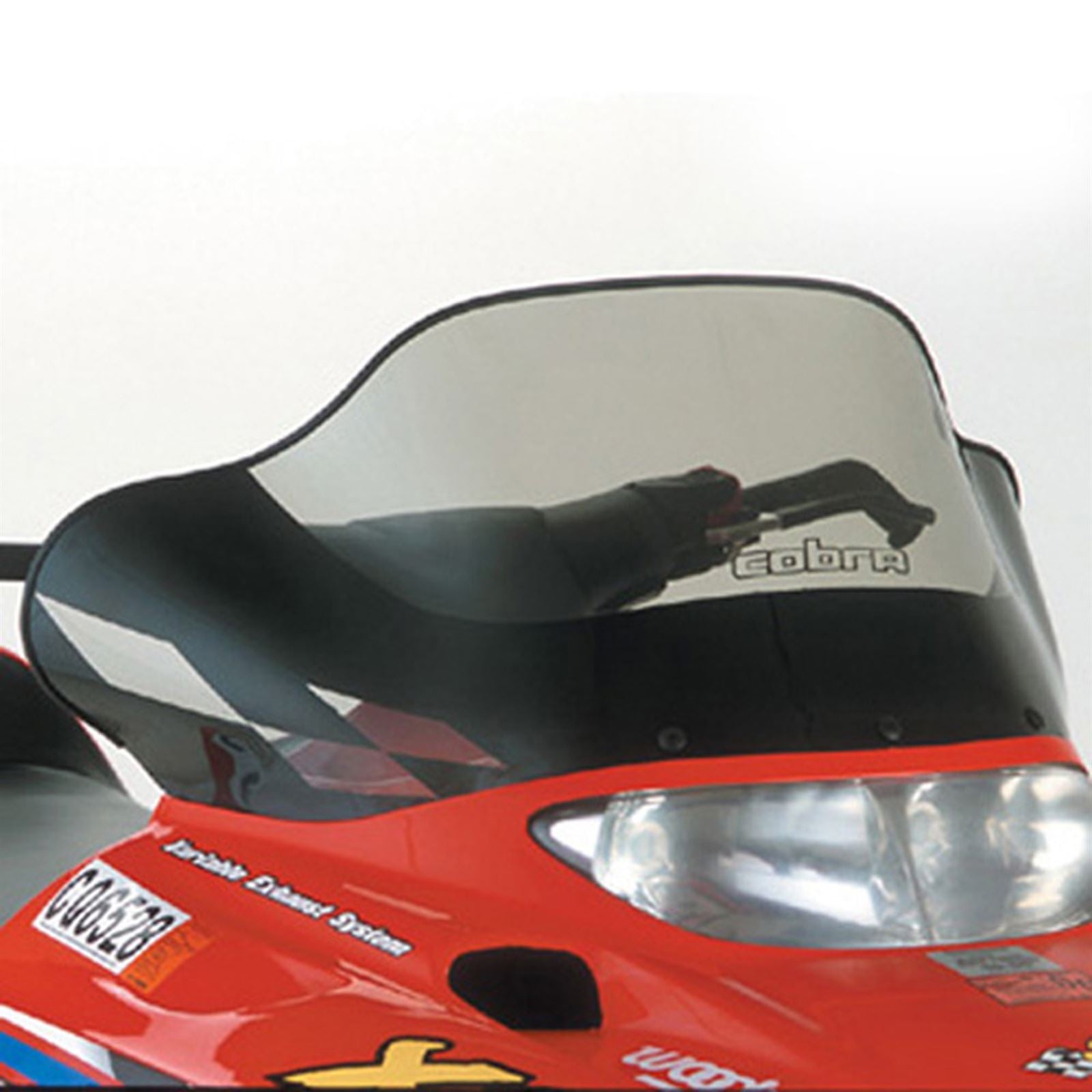 Powermadd Cobra Windshield Edge Smoke - Snowmobile 11533_605703