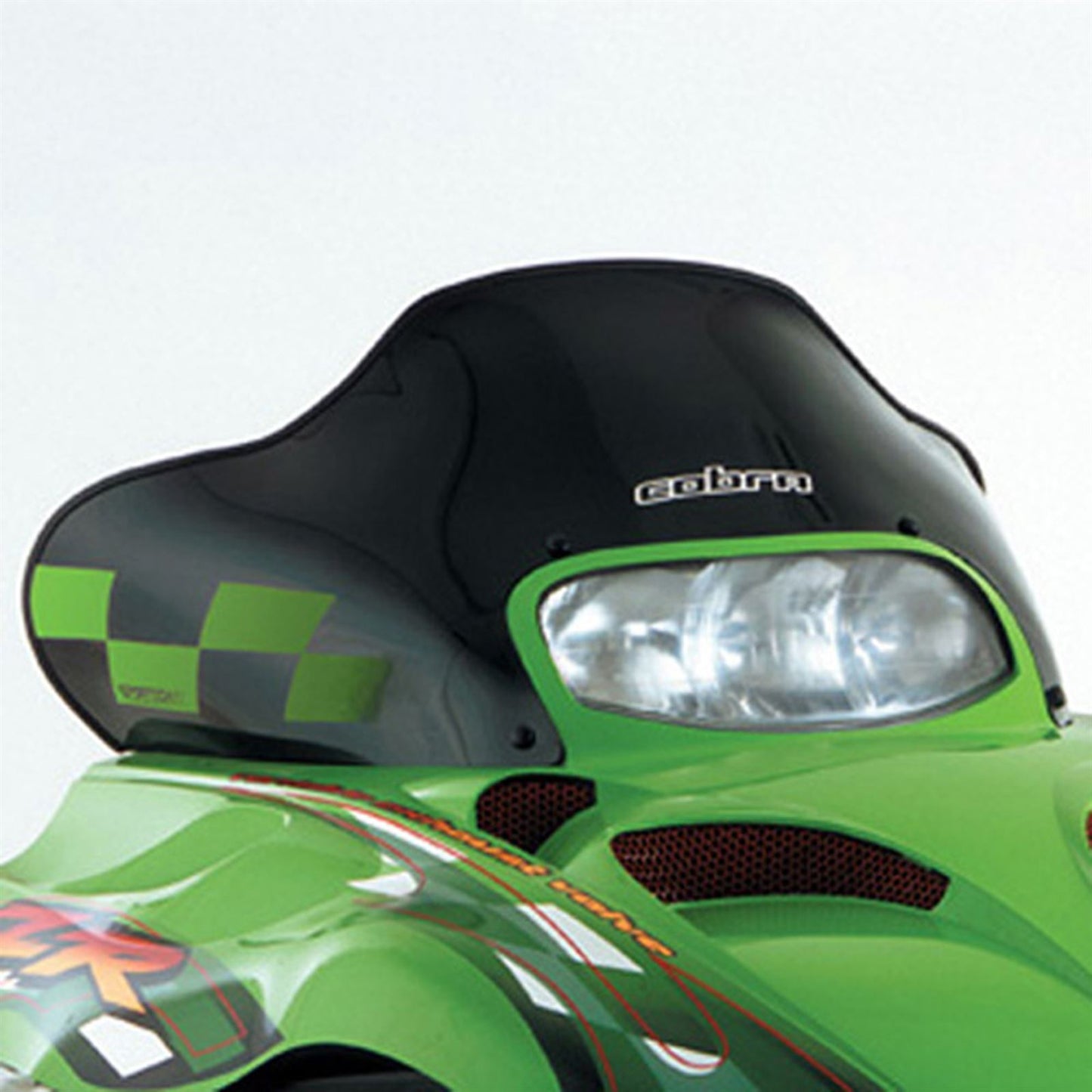 Powermadd Cobra Windshield Arctic Black/Green Snowmobile 12320_605704