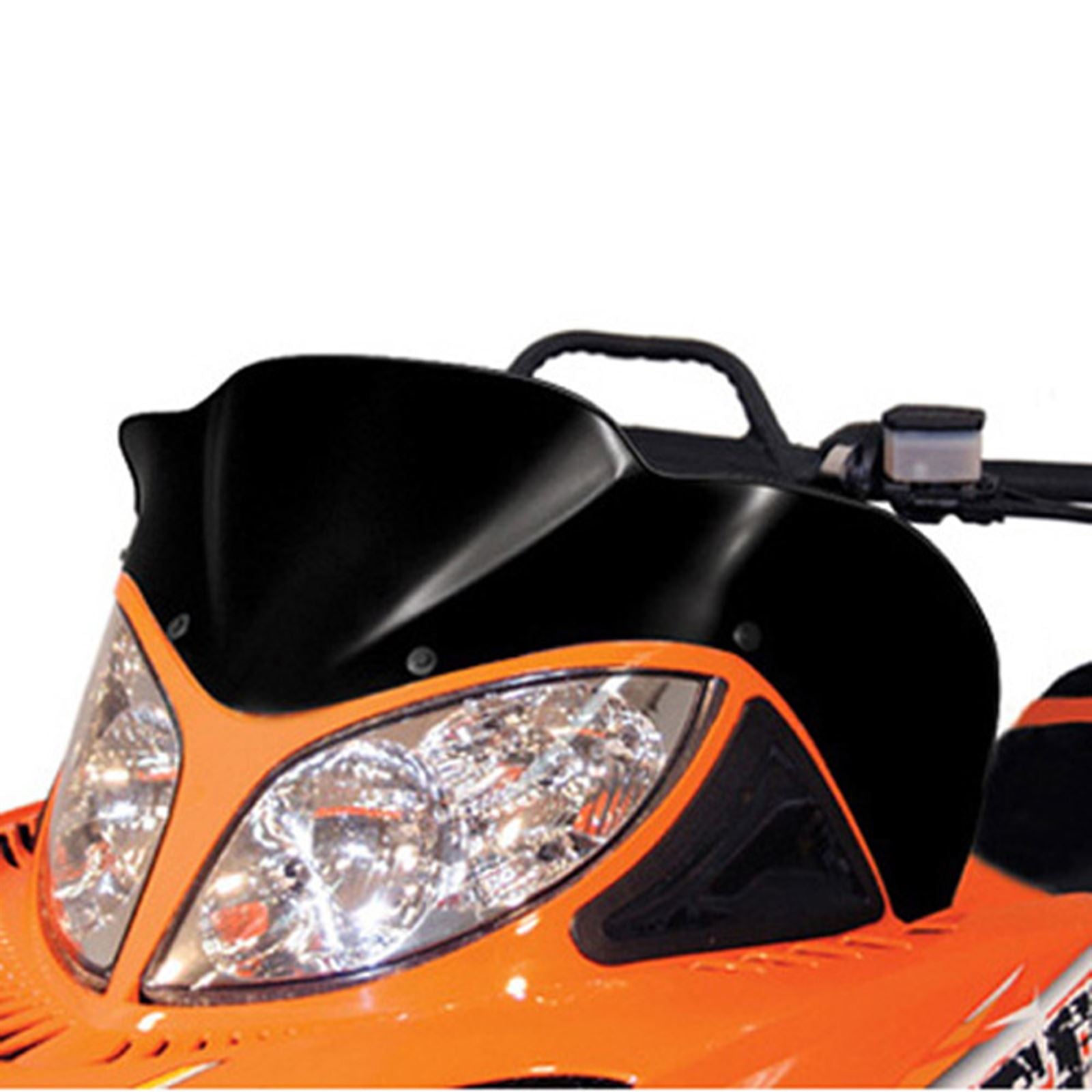 Powermadd Cobra Windshield - 14" - Black - Arctic Cat 12810_605705