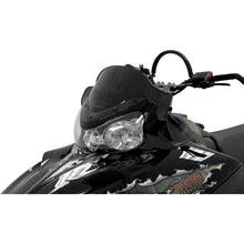 Powermadd Cobra Windshield - 11.5" - Low - Black for Polaris - Snowmobile 11922_503271