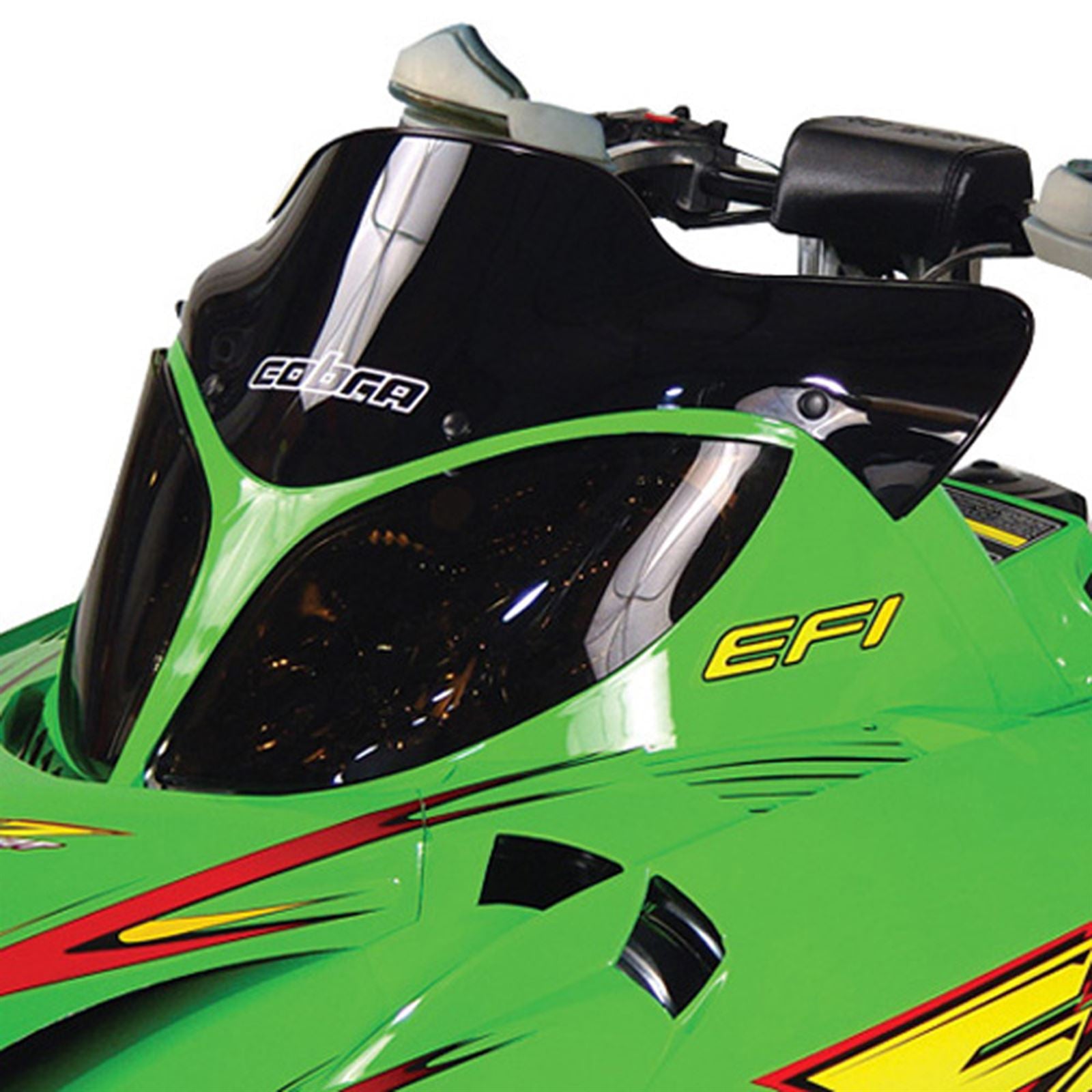 Powermadd Cobra Windshield - 7" - Extreme Low - Black - Arctic Cat - Snowmobile 12410_605716