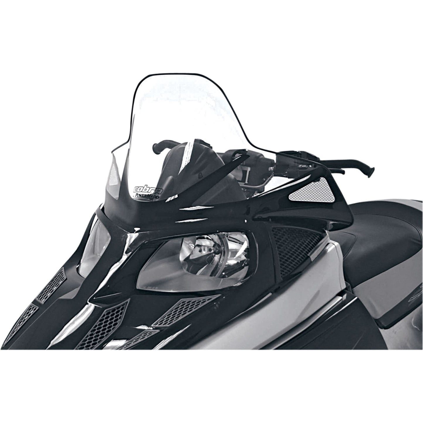 Powermadd Cobra Windshield F-Series Mid Clear Snowmobile 12930_503259