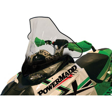 Powermadd Cobra Windshield - 19" - Tall - Clear/Black - Arctic Cat - Snowmobile 12040_315373