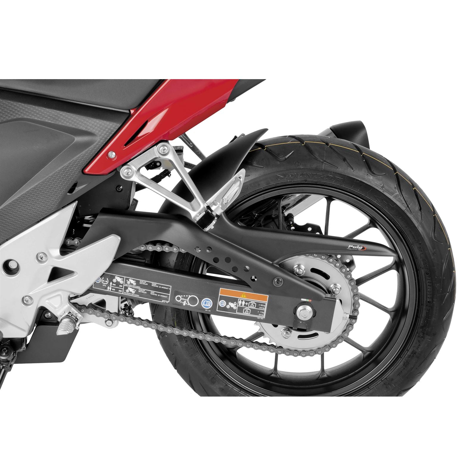 Puig Tire Hugger Matte Black 6354J_316456