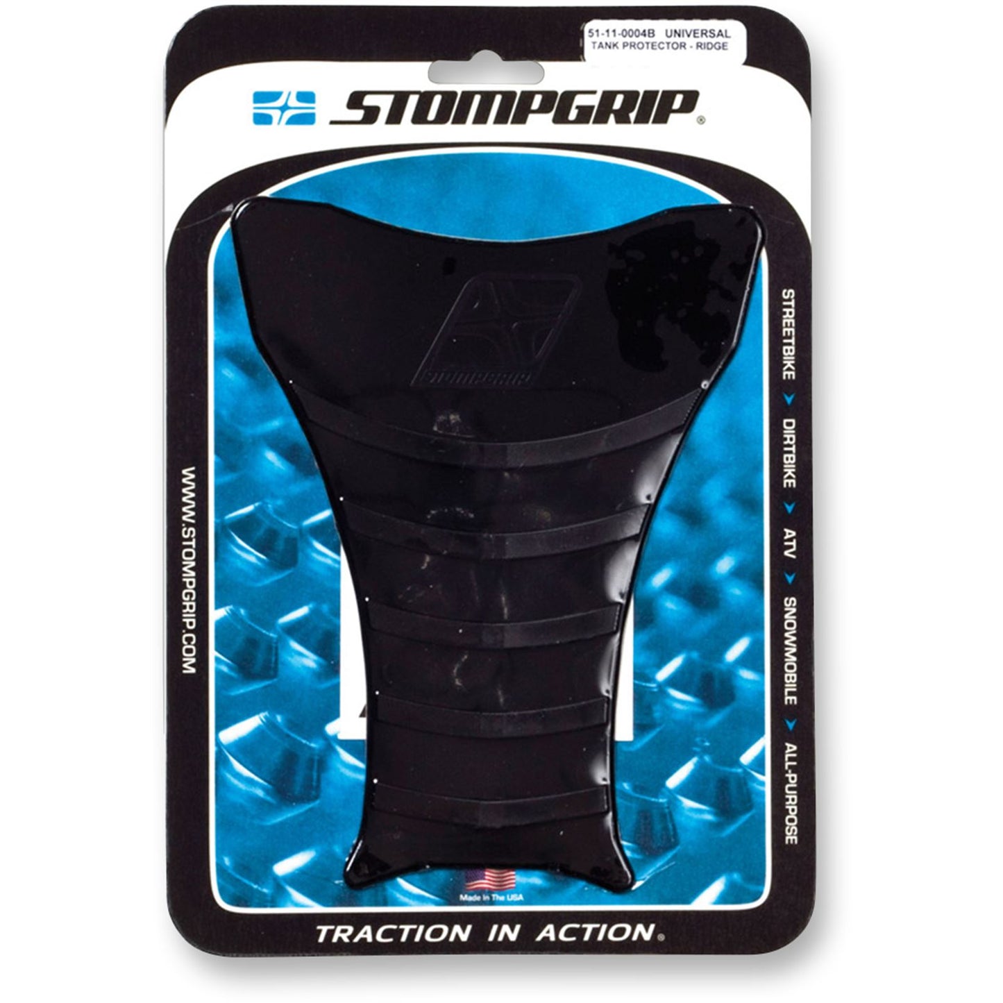 Stompgrip Tank Protector Ridge - Smoothridge - Black [MPN: 51-11-0004B]_476297
