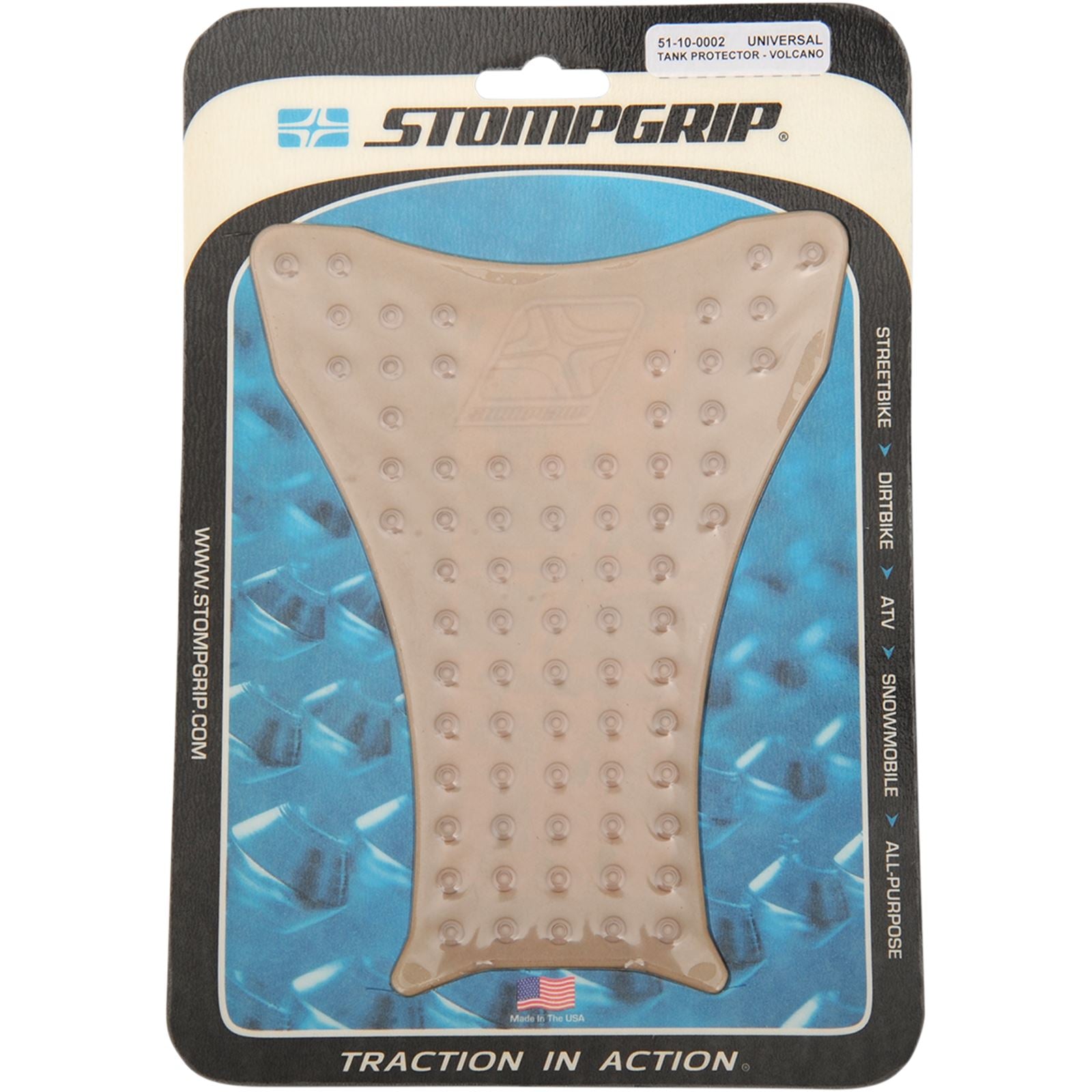 Stompgrip Tank Protector - Volcano - Clear [MPN: 51-10-0002]_476290